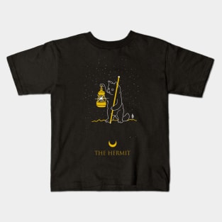 The Hermit - Tarot Cats Kids T-Shirt